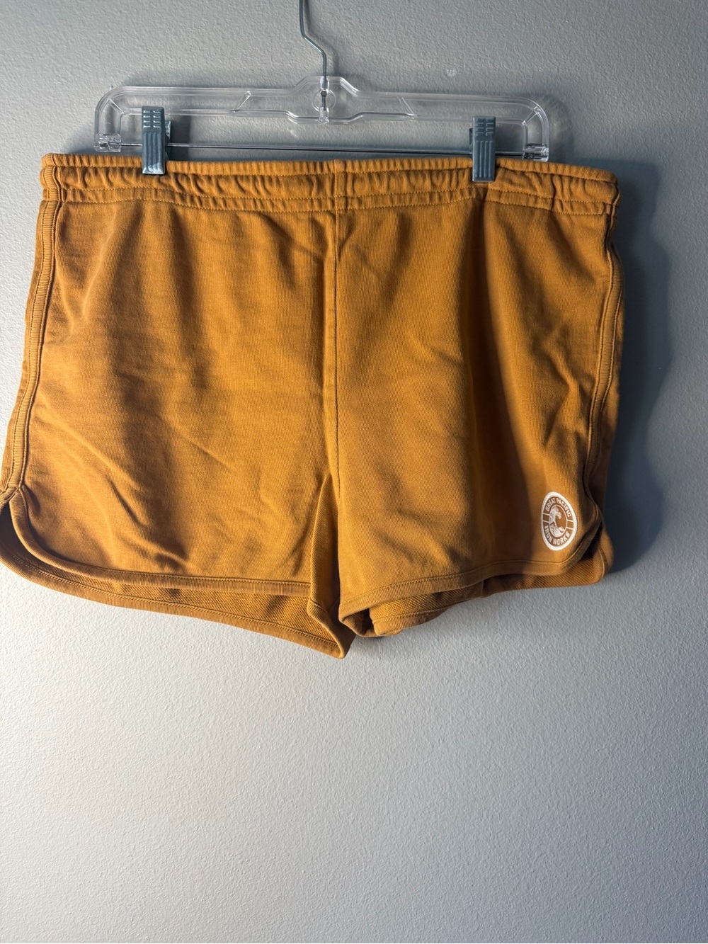 Patagonia brown/tan GPIW™ Crest graphic Organic Sweatshorts size large